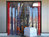 Foto 2 von PVC-Streifenvorhang, Lamellen 200 x 2 mm transparent, Höhe 2,50 m, Breite 1,65 m (1,20 m), verzinkt