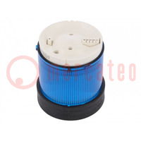 Signalgeber: Licht; BA15D Leuchtmittel; blau; 0÷250VDC; 0÷250VAC