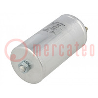 Condensador: de polipropileno; 25uF; Sal: tornillos M6; ESR: 6mΩ