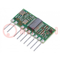 Module: RF; FM transceiver; FSK; 868.3MHz; serial; -100dBm; 20/11mA