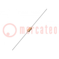 Inductor: wire; THT; 0.12uH; 1.08A; 0.12Ω; Ø3.3x7mm; ±20%; Q: 35