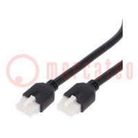 Cable; Mini-Fit Jr; hembra; PIN: 10; Long: 1m; 5A; Aislamiento: PVC