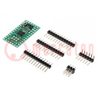 A-Star Micro; LDO; pin strips; ATmega328PB; Usup: 5.5÷15VDC; PWM: 9