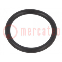 Guarnizione O-ring; FPM; Thk: 3mm; Øint: 23mm; nero; -20÷200°C