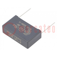 Capacitor: polypropylene; Y2; R41-T; 470nF; 41.5x24x13mm; THT; ±10%