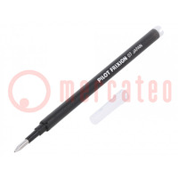 Ball pen refill; black; 0.7mm; FRIXION