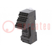 Relays accessories: socket; PIN: 14; for DIN rail mounting