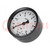 Manometer; -1bar÷600mbar; Klasse: 2,5; 40mm; Temp: -20÷60°C; 111.12