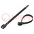 Cable tie; L: 173mm; W: 8.9mm; polyamide; 552N; black; Ømax: 40mm