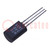 Transistor: NPN; bipolaire; 35V; 0,5A; 0,6W; TO92