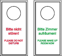 Modellbeispiel: Türanhänger für Gaststätten, Pensionen, Hotels (Art. 42.5386)