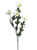 Artificial Silk Daisy Spray Flowers - 61cm, White