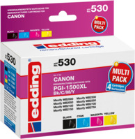 EDD-530 Canon PGI-1500XLBK/C/M/Y Multipack 4 - BK/C/M/Y - 1x 35 ml + 3x 12 ml