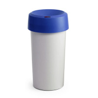 Abfallbehälter 50l mit Trichterdeckel, Kunststoff Version: 02 - blau