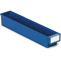 TRESTON Schublade, stapelbar, gewellter Boden, Außenmaß (BxHxT): 9,2 x 8,2 x 50,0 cm Version: 06 - blau