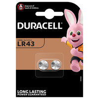 Duracell Knopfzelle LR43 B2 (große Karte) 2 Stück