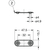 Skizze zu LAMP® Adattatore montaggio su vetro NSDX - 10, zama nera