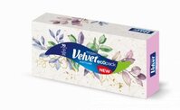 Chusteczki higieczne Velvet Natura, w kartoniku, 90 sztuk