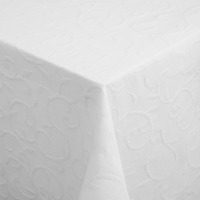 Tischdecke Biella eckig; 130x170 cm (BxL); weiß; rechteckig