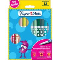 PAPER MATE Filzstifte Kids Colouring Bunt 12er M Blister