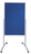 Kombi-Moderationstafel PRO Stahl/Filz, Hoch/Querformat,höhenverstellbar,blau