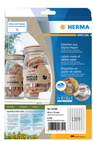 HERMA 10750 étiquette auto-collante Rectangle Permanent Marron 3780 pièce(s)