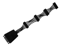 Silverstone CP06-E4 SATA-kabel 0,19 m Zwart