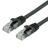 Value UTP, Cat6, 1.5m hálózati kábel Fekete 1,5 M U/UTP (UTP)