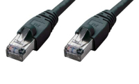 Tecline 71400S Netzwerkkabel Schwarz 0,5 m Cat6a S/FTP (S-STP)