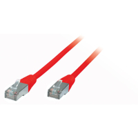 S-Conn Cat. 5e F/UTP 3m Netzwerkkabel Rot Cat5e F/UTP (FTP)