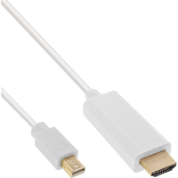InLine 17175I video kabel adapter 5 m Mini DisplayPort HDMI Type A (Standaard) Wit