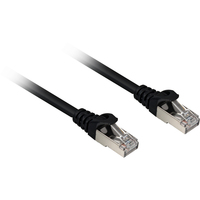 Sharkoon Cat.6a SFTP hálózati kábel Fekete 1,5 M Cat6a S/FTP (S-STP)