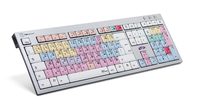 Logickeyboard LKB-PT-AJPU-FR Tastatur USB AZERTY Französisch Mehrfarbig