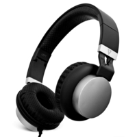 V7 HA601-3EP fejhallgató és headset Vezetékes Fejpánt Hívás/zene Fekete, Ezüst