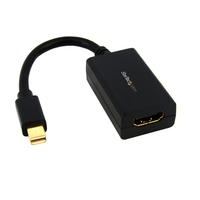 StarTech.com Adaptador Mini DisplayPort a HDMI - 1080p - Monitor/Pantalla/TV Mini DP a HDMI - Dongle Convertidor de Vídeo Pasivo mDP 1.2 a HDMI - La Versión Mejorada es MDP2HDEC