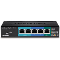 Trendnet TPE-P521ES hálózati kapcsoló Vezérelt Gigabit Ethernet (10/100/1000) Ethernet-áramellátás (PoE) támogatása Fekete