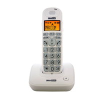 MaxCom MC6800 BB Téléphone DECT Identification de l'appelant Blanc