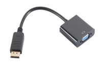 shiverpeaks BS14-05009 adaptador de cable de vídeo VGA (D-Sub) DisplayPort Negro
