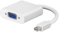 Microconnect MDPVGA Videokabel-Adapter 0,15 m Mini DisplayPort VGA (D-Sub) Weiß