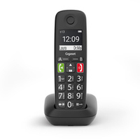 Gigaset E290 Analóg/vezeték nélküli telefon Hívóazonosító Fekete