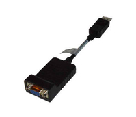 HP 632484-001 video kabel adapter DisplayPort VGA Zwart