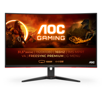 AOC G2 C32G2AE/BK LED display 80 cm (31.5") 1920 x 1080 Pixeles Full HD Negro, Rojo