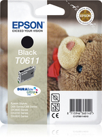 Epson Teddybear Tintapatron Black T0611 DURABrite Ultra Ink