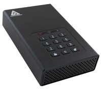 Apricorn Aegis Padlock DT Externe Festplatte 10 TB Schwarz