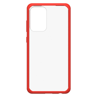 OtterBox React telefontok 17 cm (6.7") Borító Vörös, Átlátszó