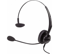 Dacomex 292010 écouteur/casque Avec fil Arceau Bureau/Centre d'appels Noir