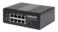Intellinet 8-Port Gigabit Ethernet PoE+ Industrial Switch with PoE Passthrough, One PD PoE Port with 95 W Power Input, Seven PSE PoE Ports, PoE Power Budget up to 120 W, IEEE 80...