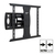 Hagor 2306 monitor mount / stand 165.1 cm (65") Black Wall
