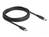 DeLOCK 87974 tápkábel Fekete 1,5 M USB C 4.5 x 3.0 mm