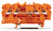 Wago 2002-1402 morsettiera 4P Arancione